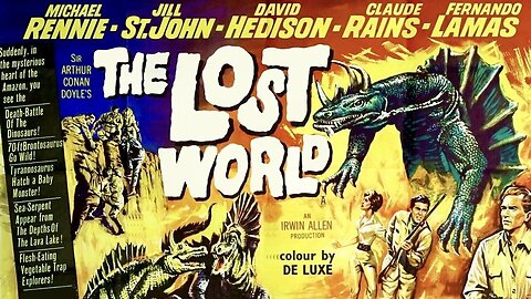 The Lost World (1960 Full Movie) | Adventure/Sci-Fi | Michael Rennie, Jill St. John, David Hedison, Claude Rains, Fernando Lamas.