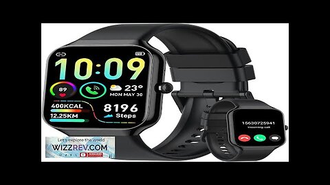 Smart Watch for Men Women Answer/Make Calls 1.96" HD Fitness Watch Review