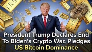 President Trump Declares End To Biden’s Crypto War, Pledges US Bitcoin Dominance