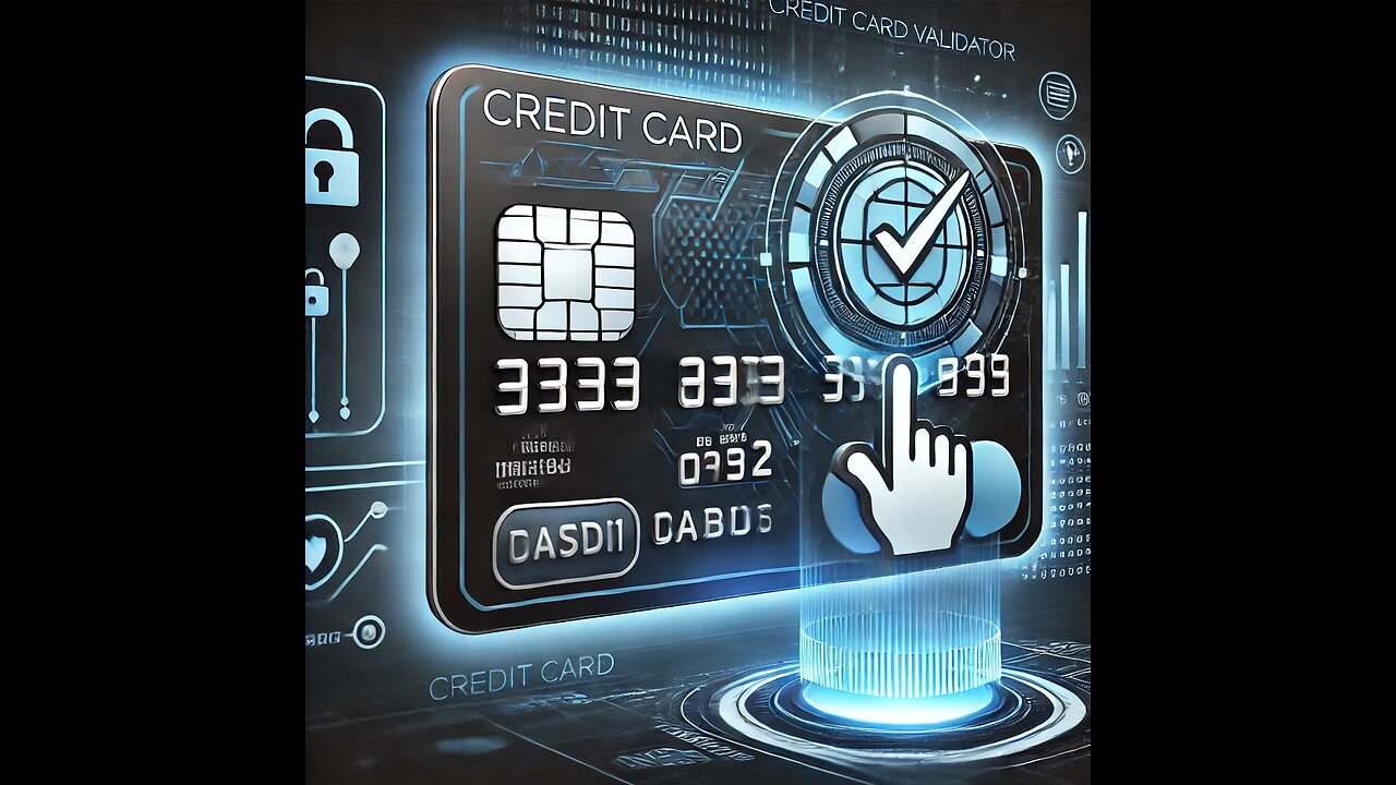 Credit card validator full working script !!