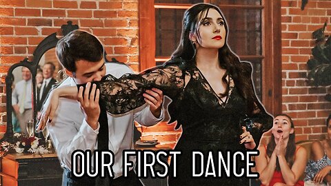 Safiya & Tyler's First Dance To The Addams Family Tango