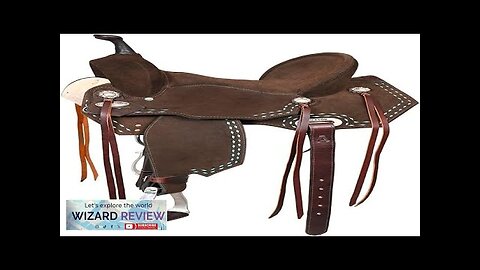 HILASON Flex Tree Western Horse Buckstitch Trail Barrel American Leather Saddle Brown Review