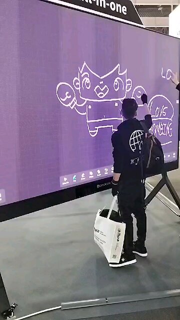 drawing in ISE 2025 Barcelona