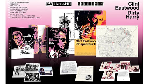 Dirty Harry [4K UHD Collector's Edition With SteelBook U.K] Clint Eastwood