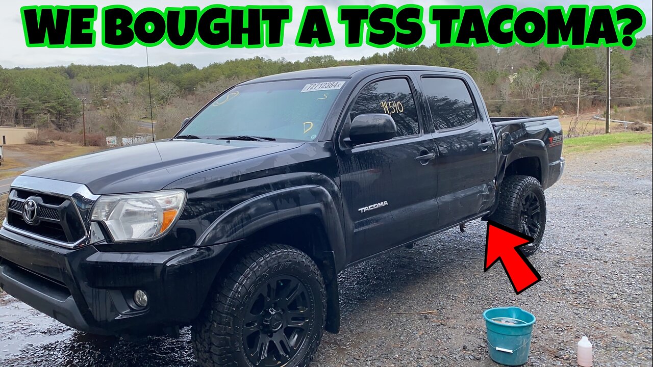 WE BOUGHT A Toyota Tacoma TSS Sport SERIES From COPART Salvage Auction?