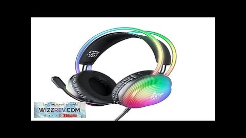 ONIKUMA X29 RGB Gaming Headset Wired Earphone 50mm Moving Coil 3D Stereo Review