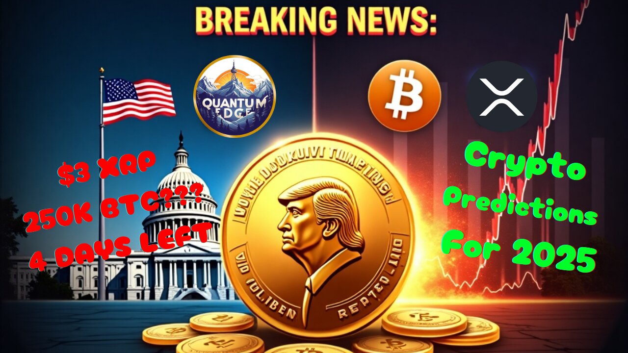 Trump’s Crypto Ball, XRP $3+ Surge & Bitcoin’s Big Move – Don’t Miss Out! #cryptoball #trump