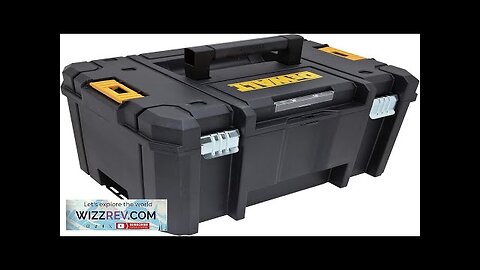 DEWALT TSTAK Tool Box Extra Large Design Removable Tray for Easy Access Review