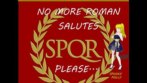 no more Roman salutes