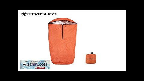 Tomshoo Emergency Sleeping Bag Lightweight Waterproof Thermal Sleeping Bag Survival Gear Review