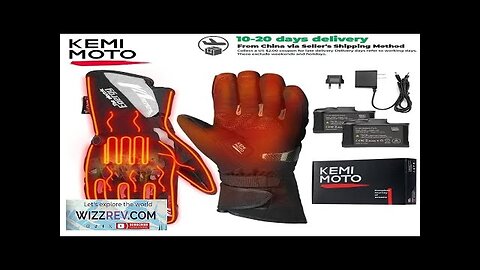 KEMIMOTO Heated Gloves Motorcycle Winter Moto Heated Gloves Warm Waterproof Rechargeable Review