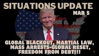 Situation Update: Global Blackout, Martial Law, Mass Arrests - Global Reset, Freedom From Debt!!