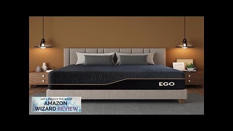 EGOHOME 14 Inch Queen Memory Foam Mattress for Back Pain Cooling Gel Review