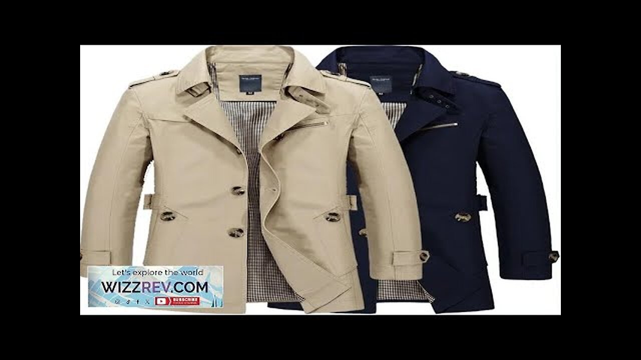 Autumn Mens Jacket High-quality Thin Style Man Long Business Casual Trench Coats Review