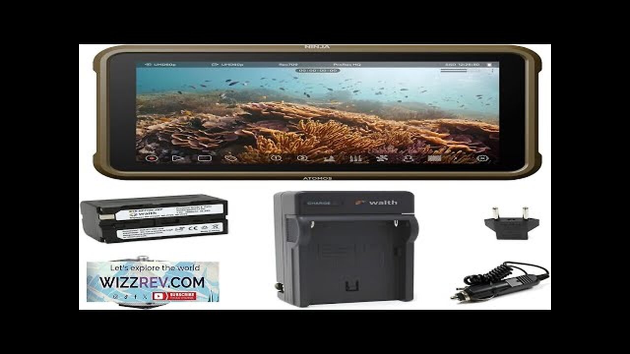 Atomos Ninja 5.2" Touchscreen Display 4K HDMI Recording Monitor with Waith Power Review