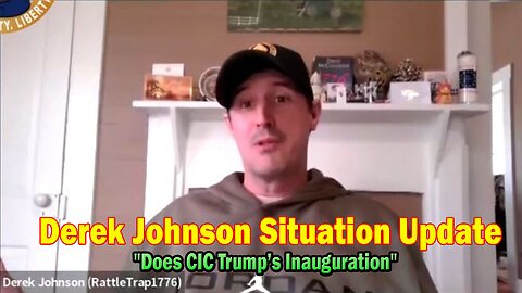 Derek Johnson Situation Update: "Does CIC Trump’s Inauguration on MLK Day mean Sovereignty for All?"