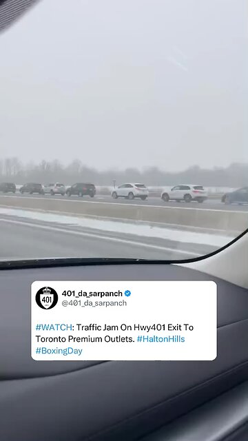 Boxinf Day Traffic Jam