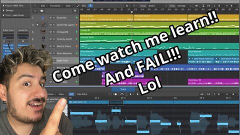 Learning Logic pro X and creating!