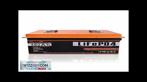 US Direct Cloudenergy 12V 450Ah LiFePO4 Battery Pack Backup Power 5760Wh 2560W Review