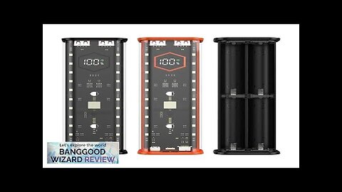 21700 Battery Storage Box 4 Slots DIY Power Bank Box for 21700 Review