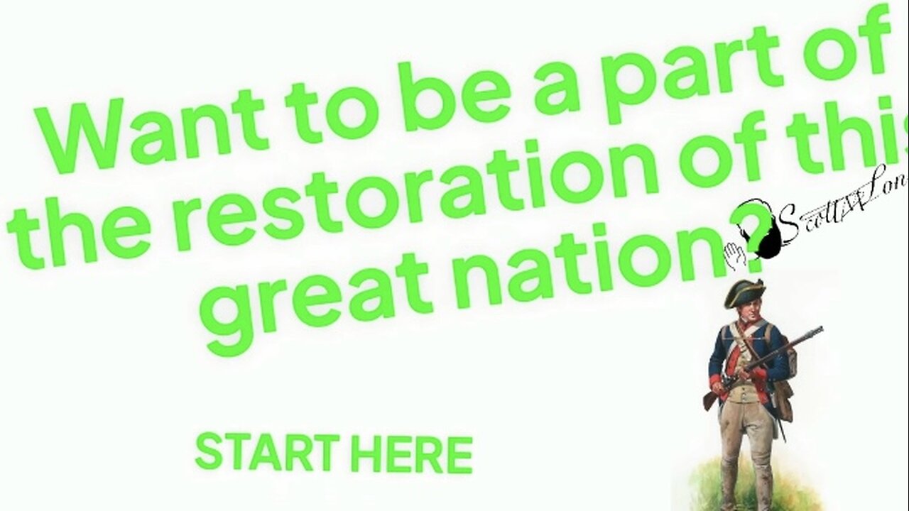 First step to redeem this great nation.