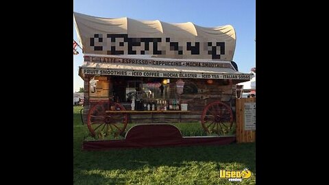 World Famous Turnkey - 2006 8' x 16' Chuck Wagon Style Coffee / Smoothie Concession Trailer