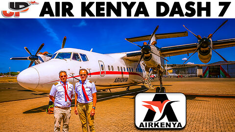 Flying a rare 42 year old bird in the Masai Mara - Air Kenya Dash 7