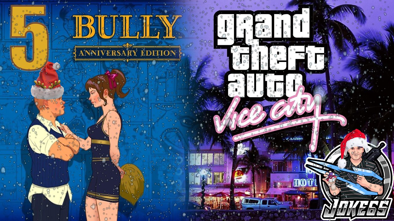 [LIVE] Bully | GTA: Vice City | First Playthrough | 5 | Post-Holiday Hijinks!