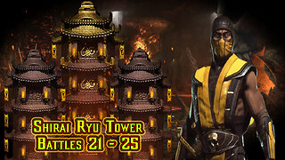 MK Mobile. Shirai Ryu Tower Battles 21 - 25