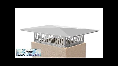 VEVOR Chimney Cap 17" x 29" Flue Caps 304 Stainless Steel Fireplace Review