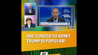 😂ABC Forced To Admit Trump Is Popular