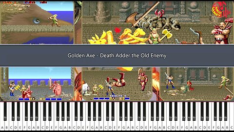 Golden Axe - Death Adder the Old Enemy MIDI SOUND