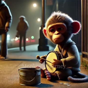 They made fun of the poor monkey...