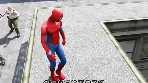 Spider-Man vs. 3 Cops – Hilarious Action-Packed Showdown!