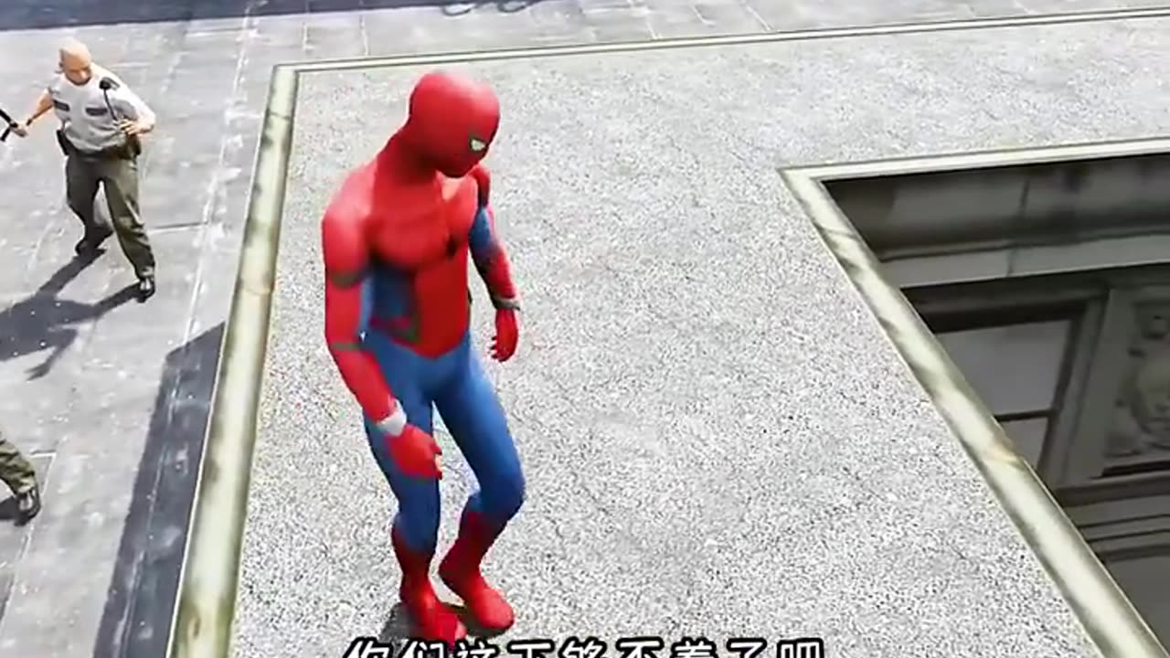 Spider-Man vs. 3 Cops – Hilarious Action-Packed Showdown!