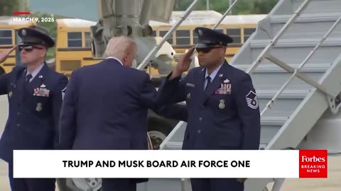 The media won’t talk about it, but Trump is now using the short stairs on Air Force One