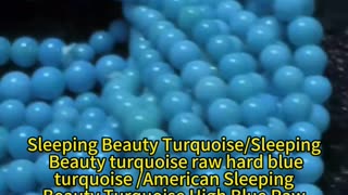 2025-0120-01 Sleeping Beauty Turquoise/Sleeping Beauty turquoise raw hard blue turquoise /American