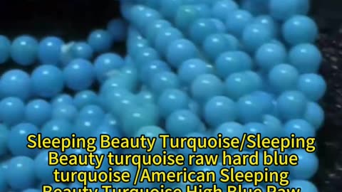 2025-0120-01 Sleeping Beauty Turquoise/Sleeping Beauty turquoise raw hard blue turquoise /American