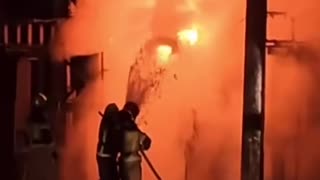 🔥 A fire broke out at a substation in Ingushetia (Russia), leaving more than