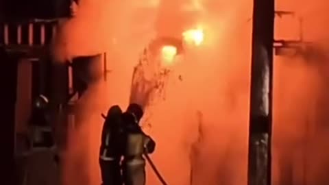 🔥 A fire broke out at a substation in Ingushetia (Russia), leaving more than