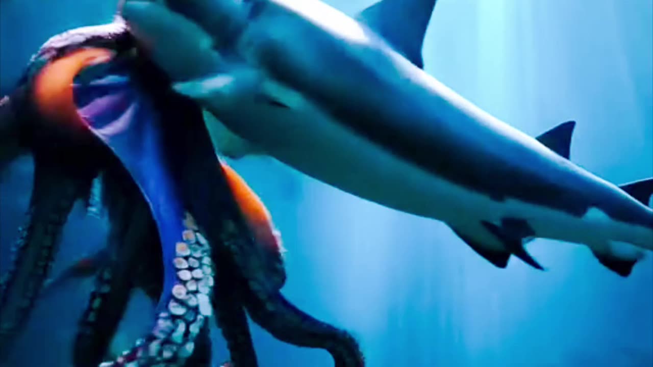 Octopus vs Shark - Nature's Ultimate Battle! 🦑 vs 🦈"