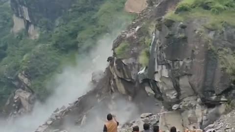 Landslide In Adi Kailash, India