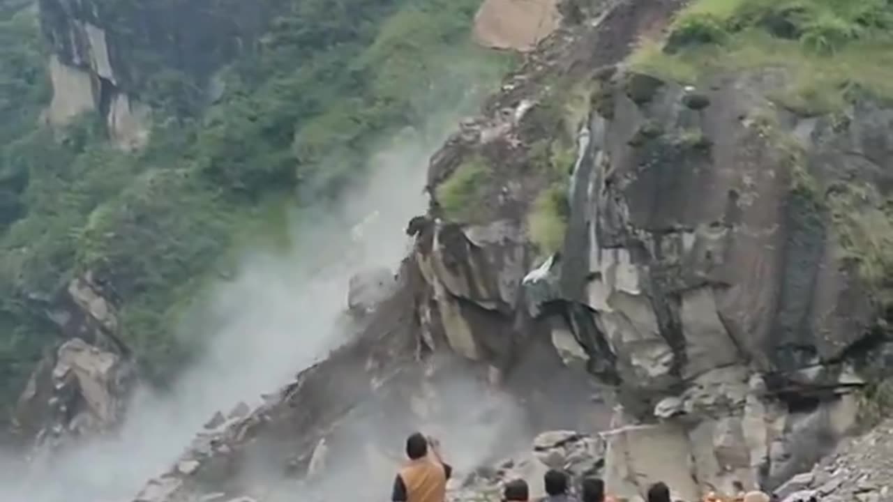 Landslide In Adi Kailash, India