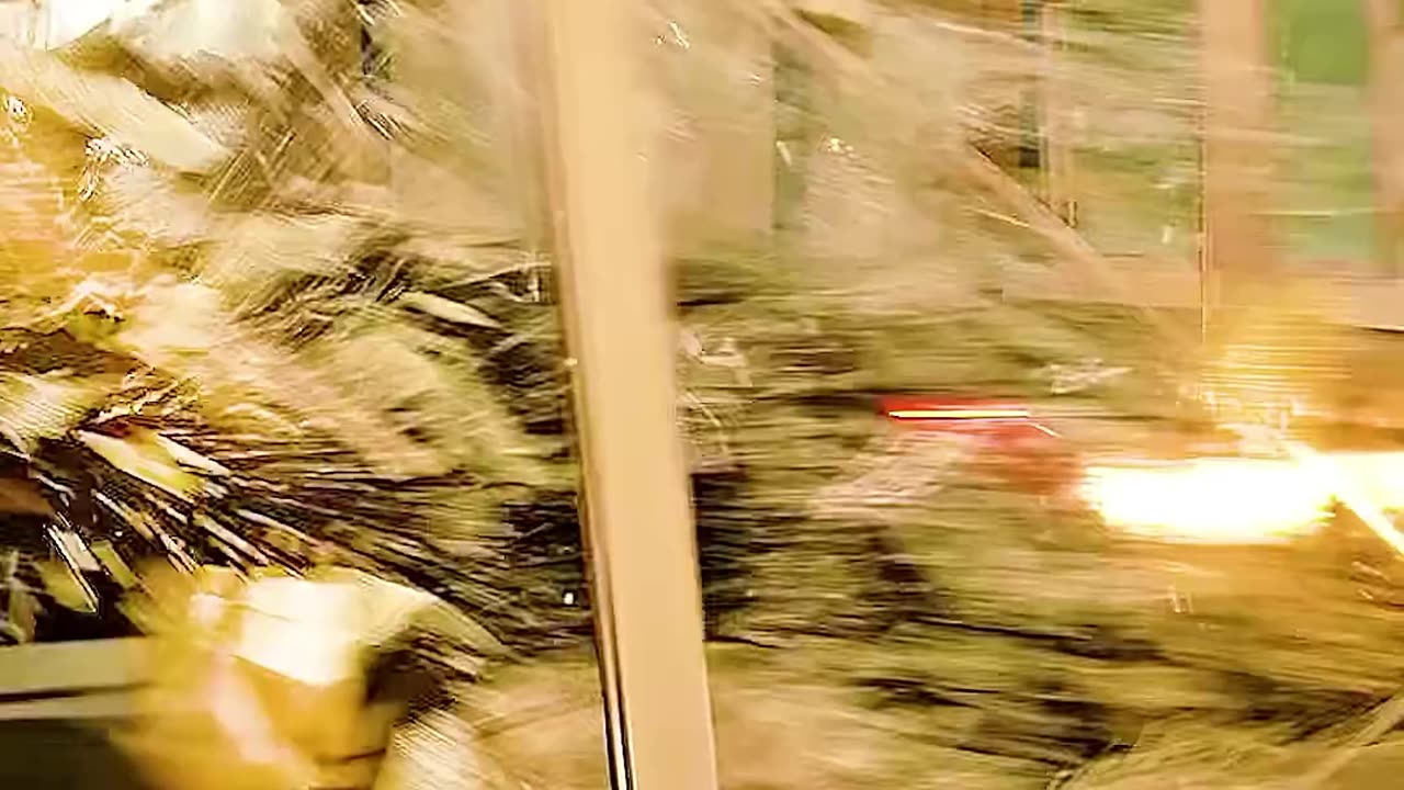 Man’s new car saves him but destroys the hospital #shorts #movie #viral