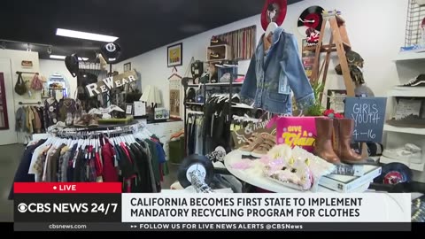 California becomes first state to implement mandatory clothing recycling program