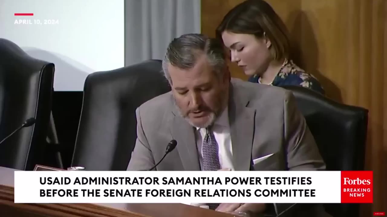 📍Samantha Power can't answer how much USAID has sent to the Gaza Strip