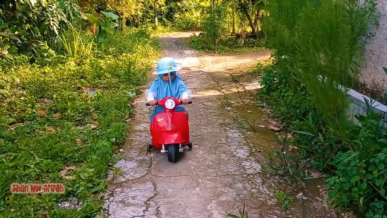 Tour the village on an electric motorbike