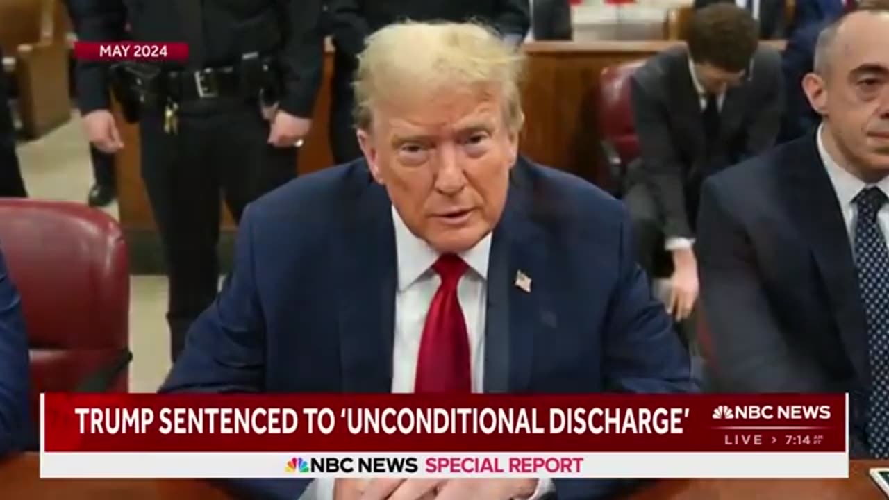 Judge sentences Trump to 'unconditional discharge' in hush money case
