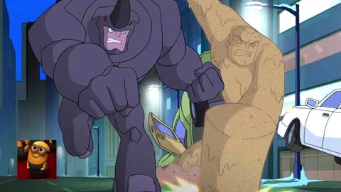 The Spectacular Spider-Man - Spider-Man vs. Sandman & Rhino at Christmas (S2E3) _ Movieclips