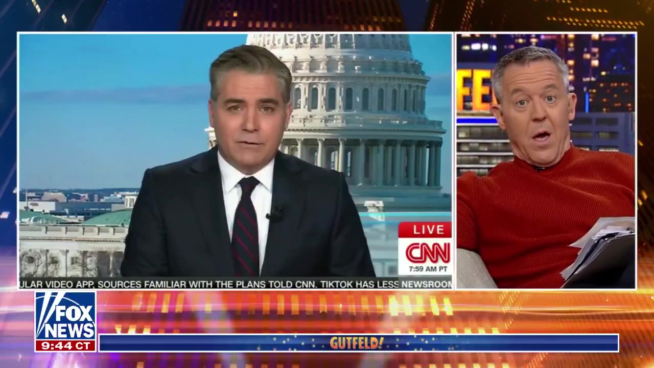 Watch Greg Gutfeld Roast Former CNN Employee Jim Acosta Over His New Gig on Substack
